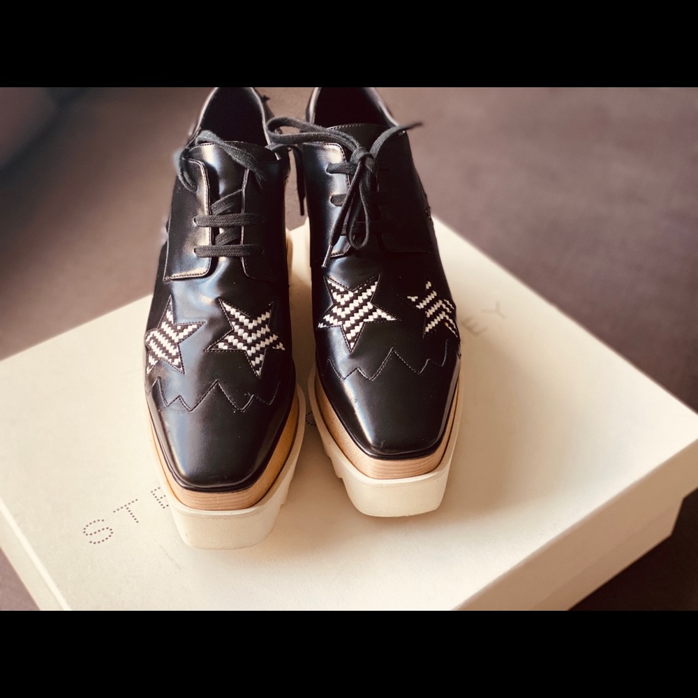 Stella McCartney Shoes Elyse woven start platform